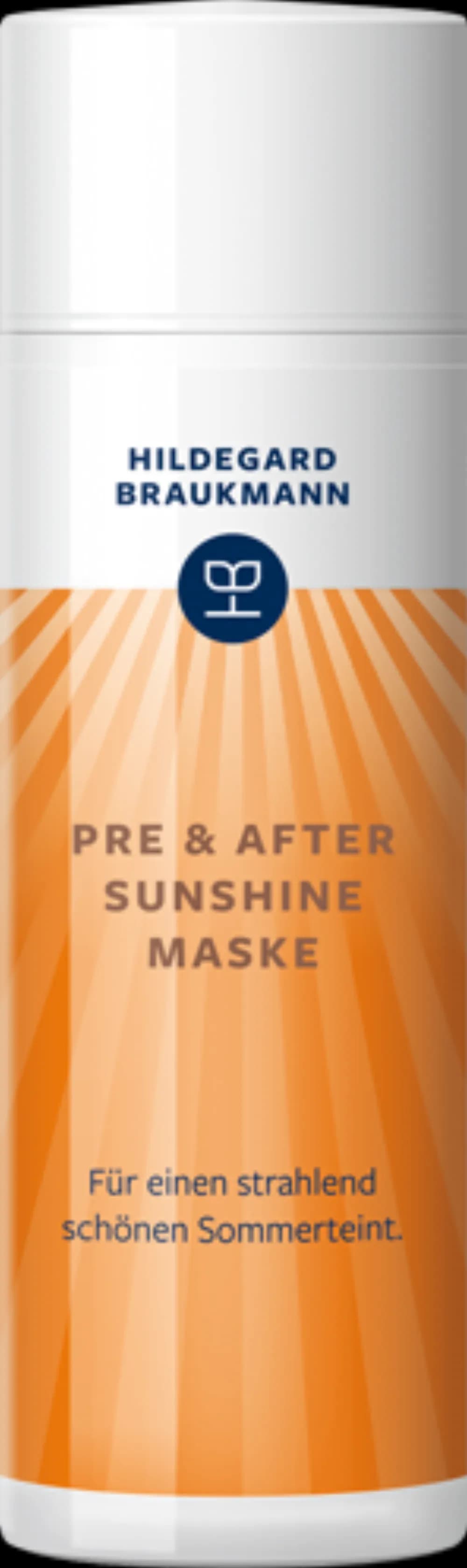 LIMITIERTE EDITIONEN Pre & After Sunshine Maske | HILDEGARD BRAUKMANN
