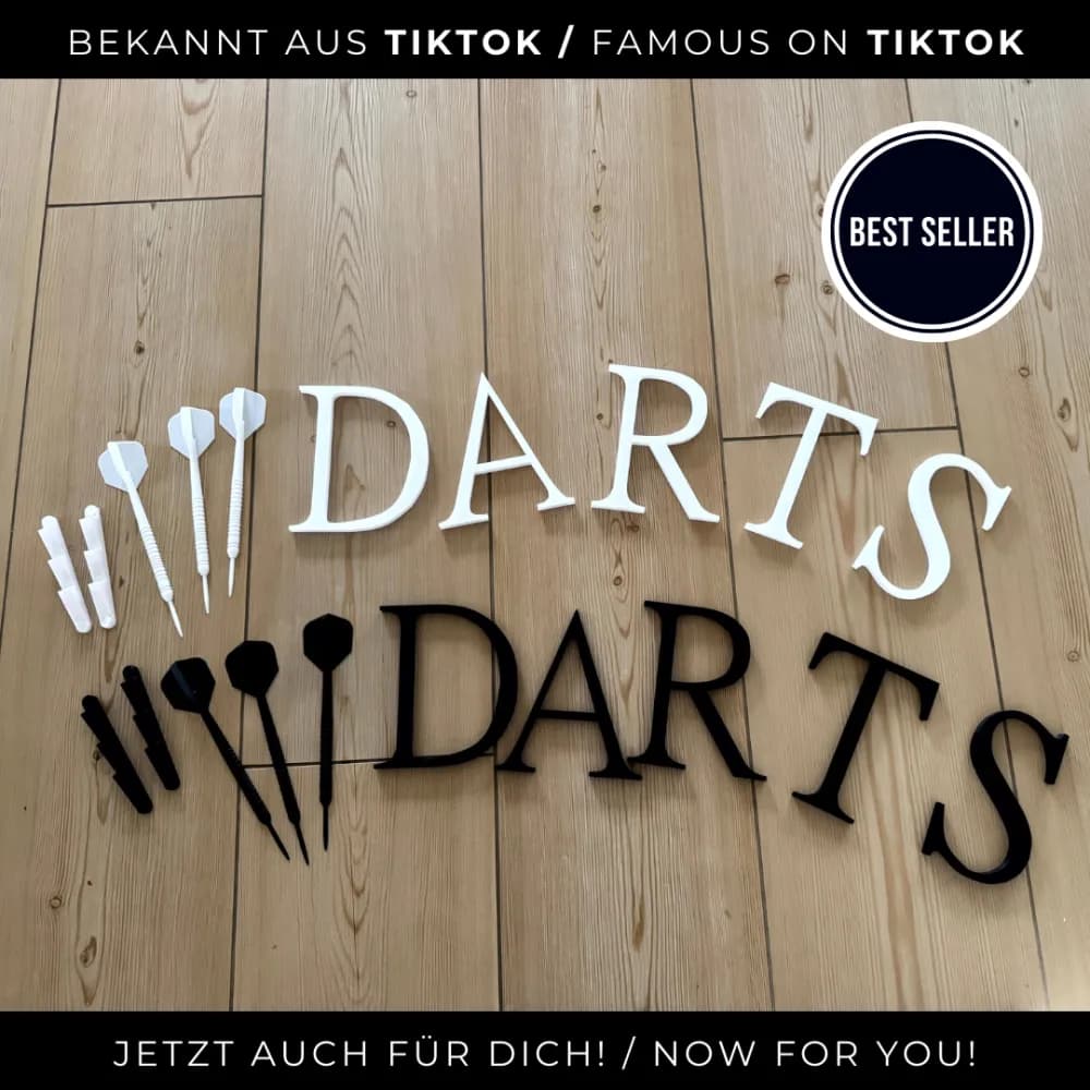 3D-Dart-Buchstaben & Zubehör